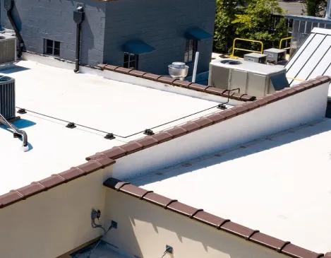 TPO roof completed