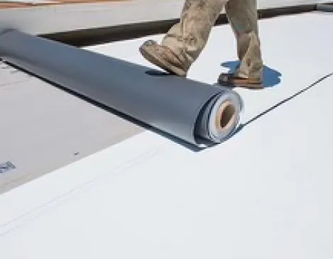 TPO roof install