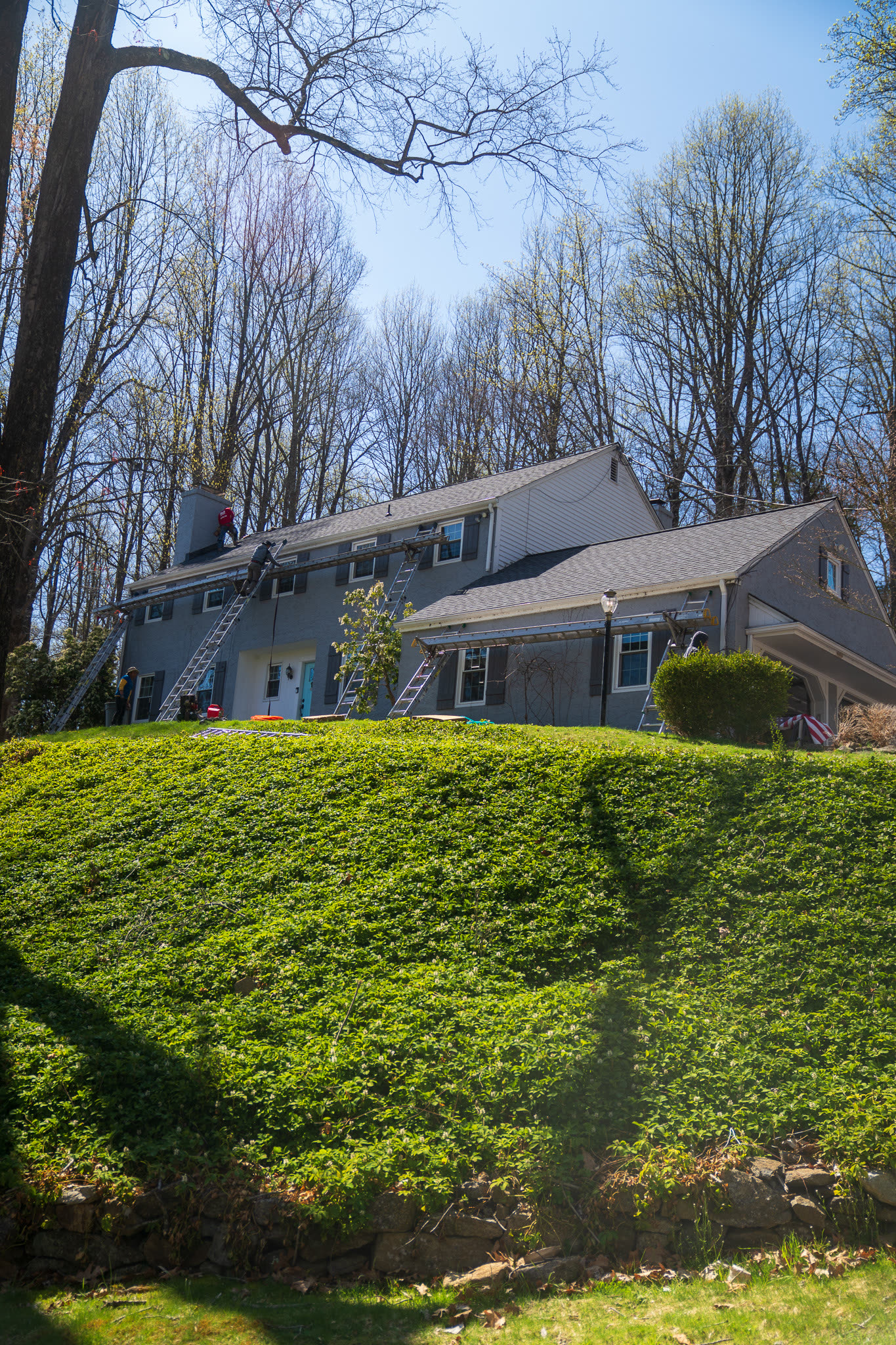 Completed full-exterior siding job